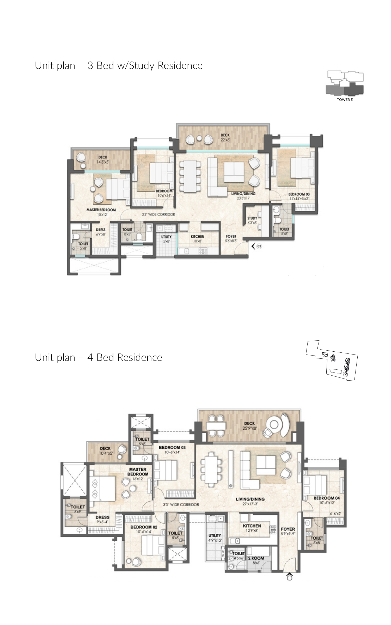 Lodha Hopefarm Whitefield 5 BHK floor plan — indicative layout, not the official plan